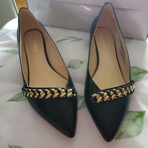 Black nine west heel